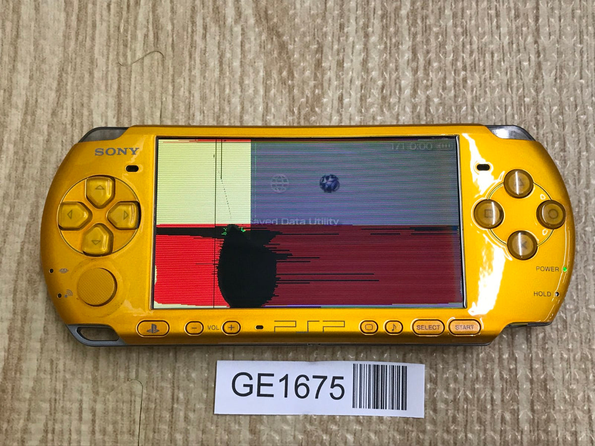 PSP-3000 BRIGHT YELLOW Console Japan - With Defects GE1675 – J4U.co.jp