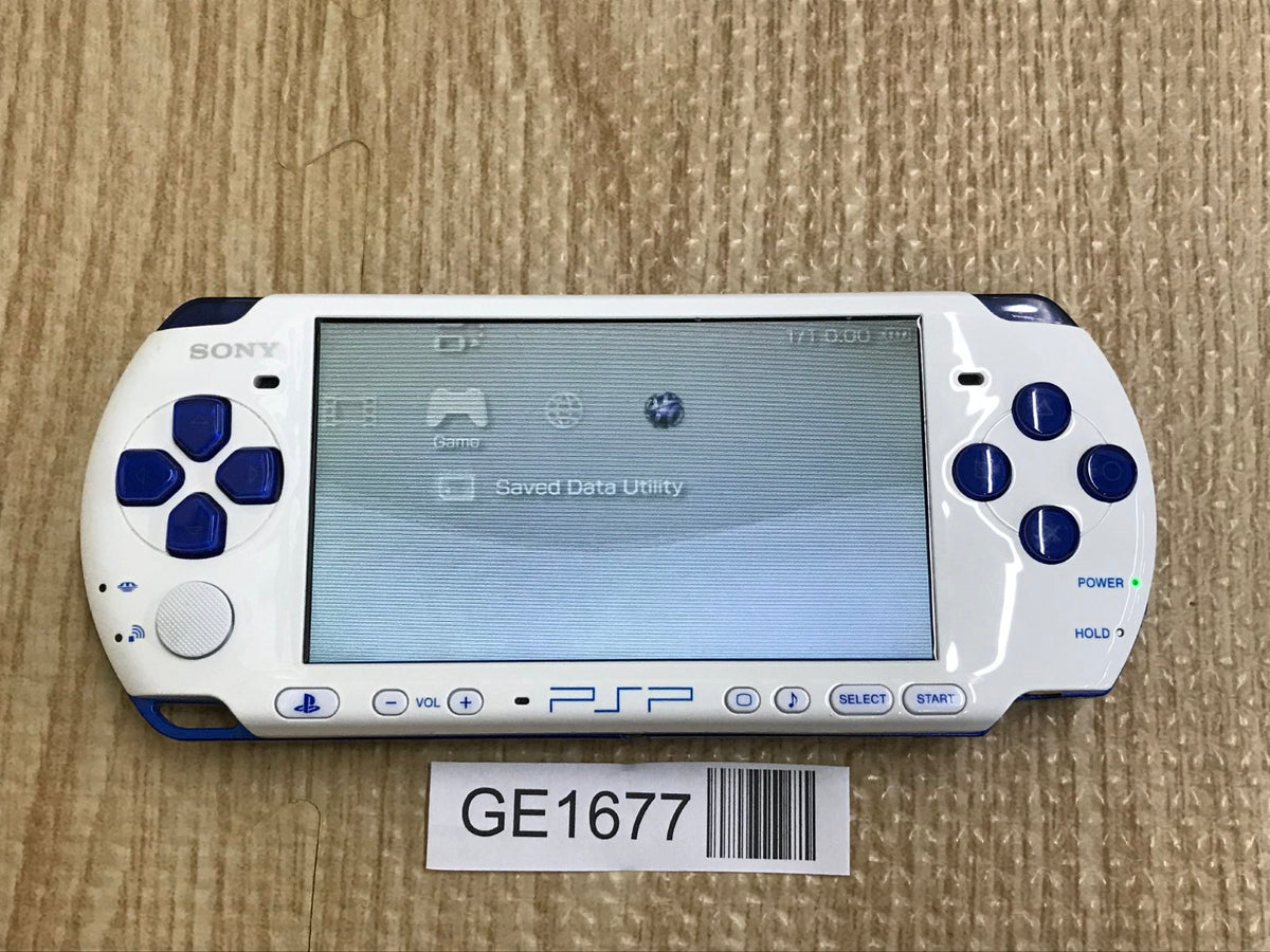 PSP-3000 WHITE & BLUE Console Japan - With Defects GE1677 – J4U.co.jp