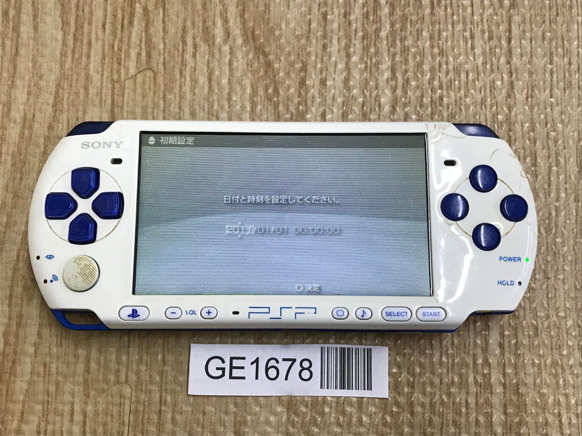 PSP-3000 WHITE & BLUE Console Japan - With Defects GE1678 – J4U.co.jp