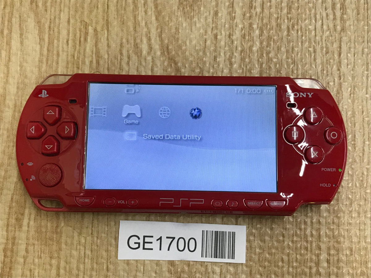 PSP-2000 DEEP RED Console Japan - With Defects GE1700 – J4U.co.jp