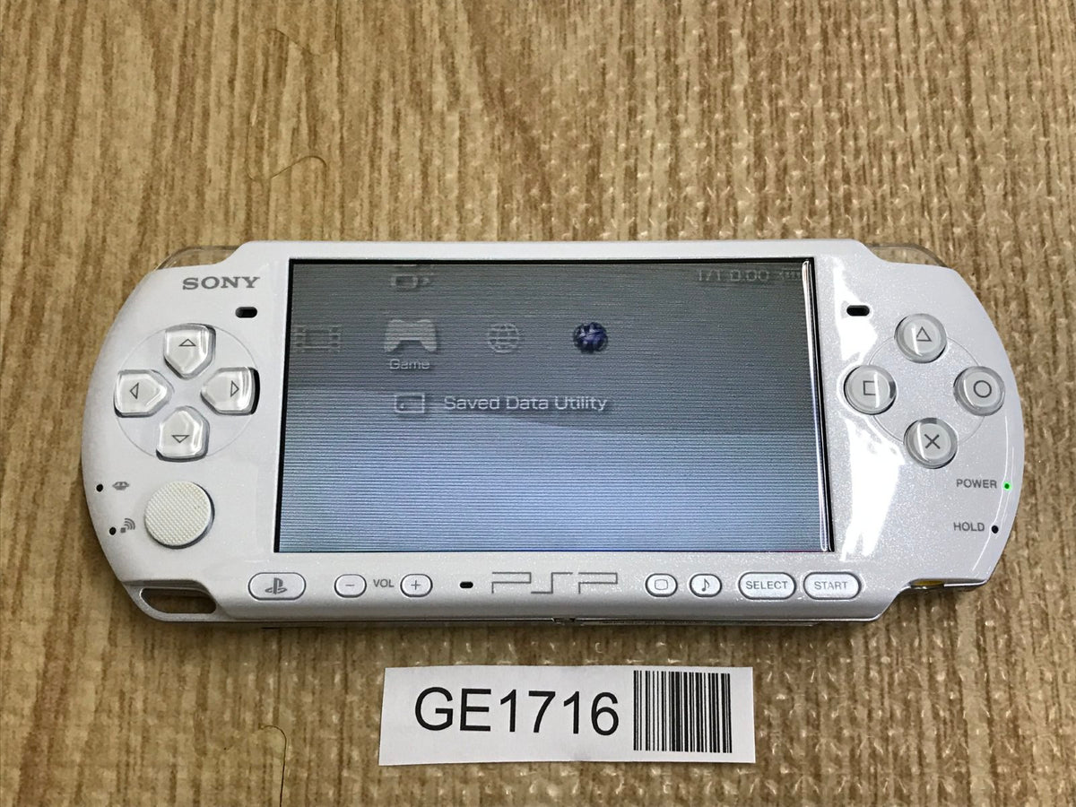PSP-3000 PEARL WHITE Console Japan - With Defects GE1716 – J4U.co.jp
