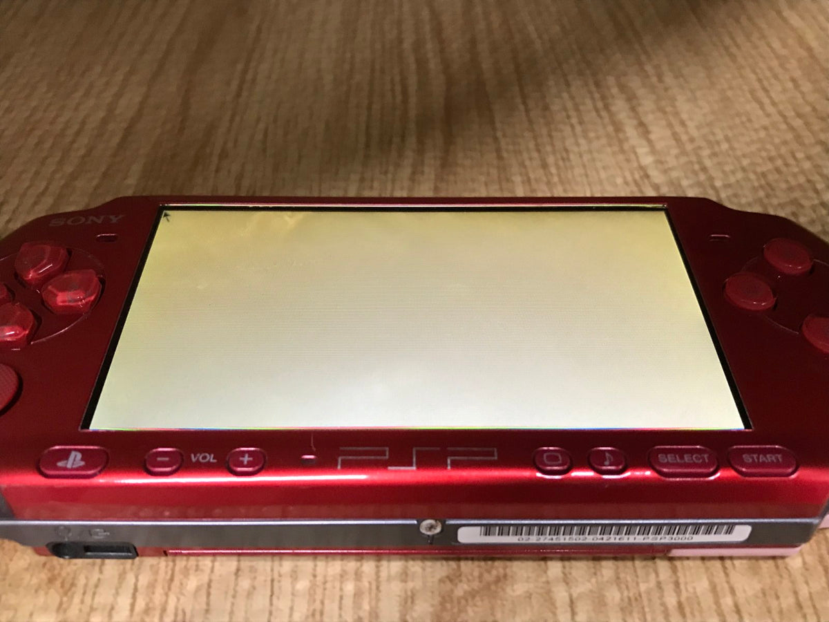 PSP-3000 RADIANT RED Console Japan - With Defects GE1725 – J4U.co.jp