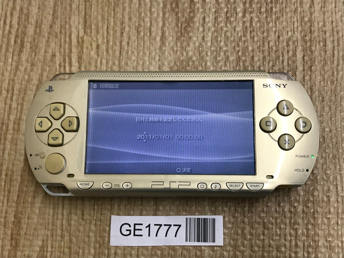 PSP-1000 CHAMPAGNE GOLD Console Japan - With Defects GE1777 – J4U