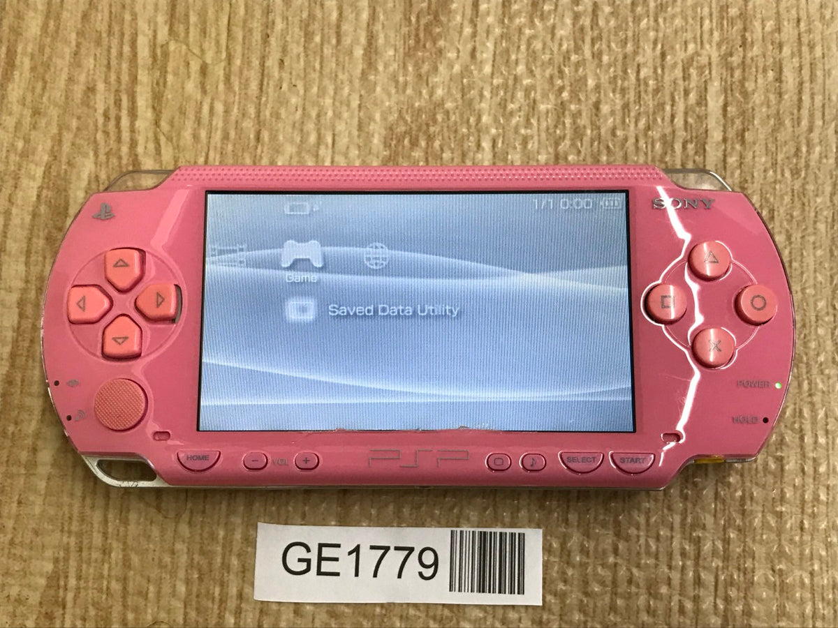 PSP-1000 Metallic Pink Console Japan - With Defects GE1779 – J4U.co.jp