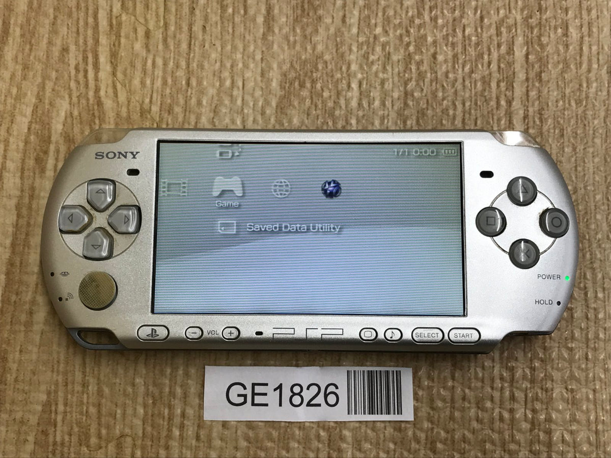 PSP-3000 MYSTIC Silver Console Japan - With Defects GE1826 – J4U.co.jp