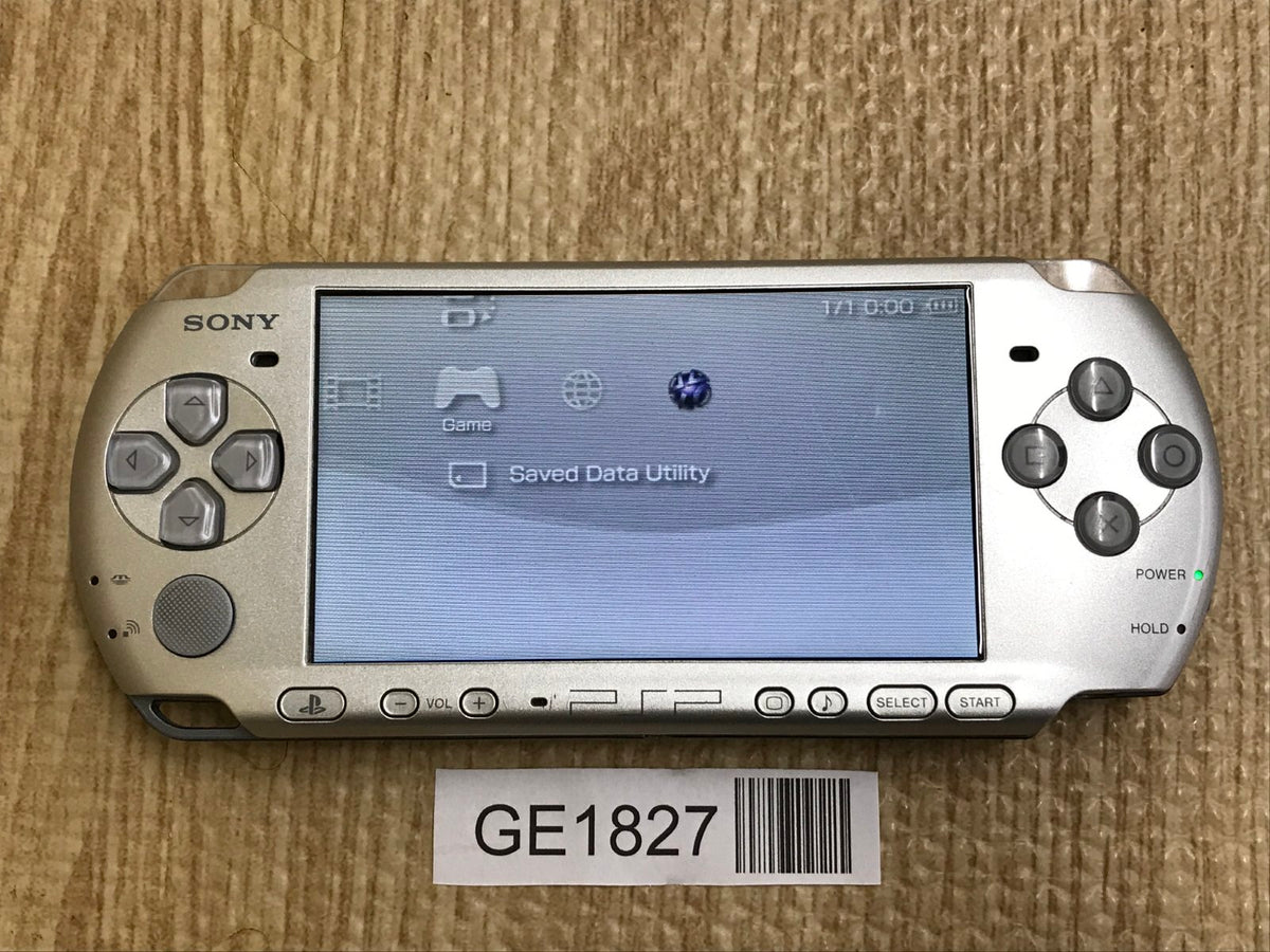 PSP-3000 MYSTIC Silver Console Japan - With Defects GE1827 – J4U.co.jp