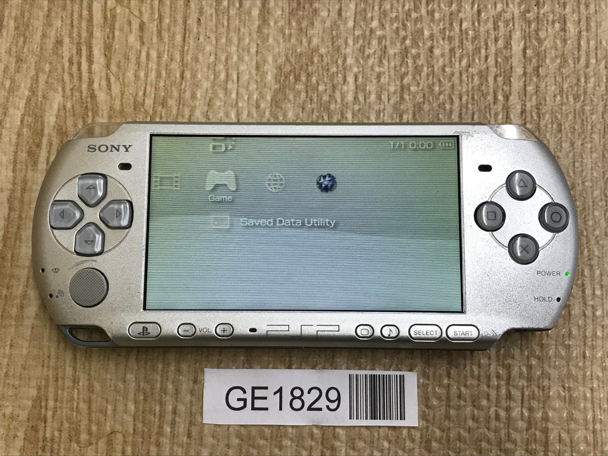 PSP-3000 MYSTIC Silver Console Japan - With Defects GE1829 – J4U.co.jp