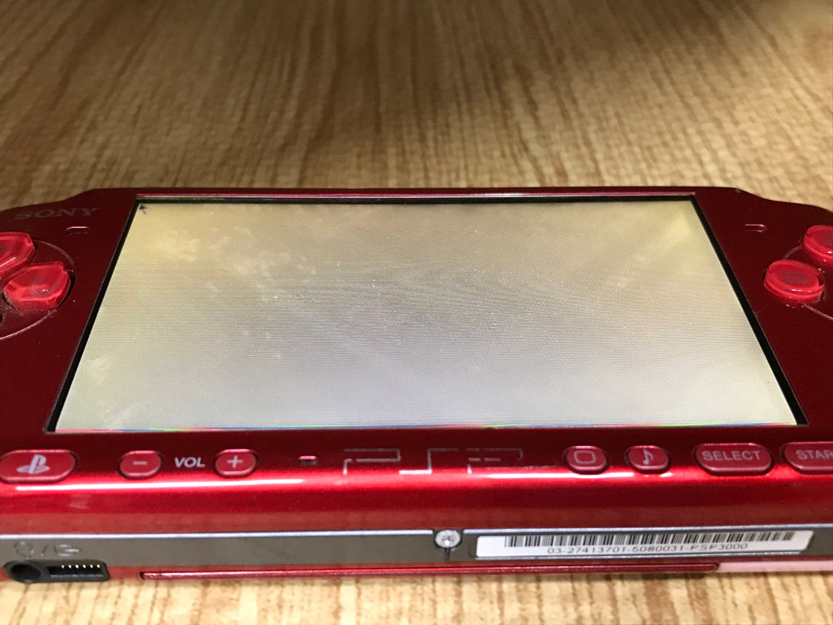 PSP-3000 RADIANT RED Console Japan - With Defects GE1835 – J4U.co.jp