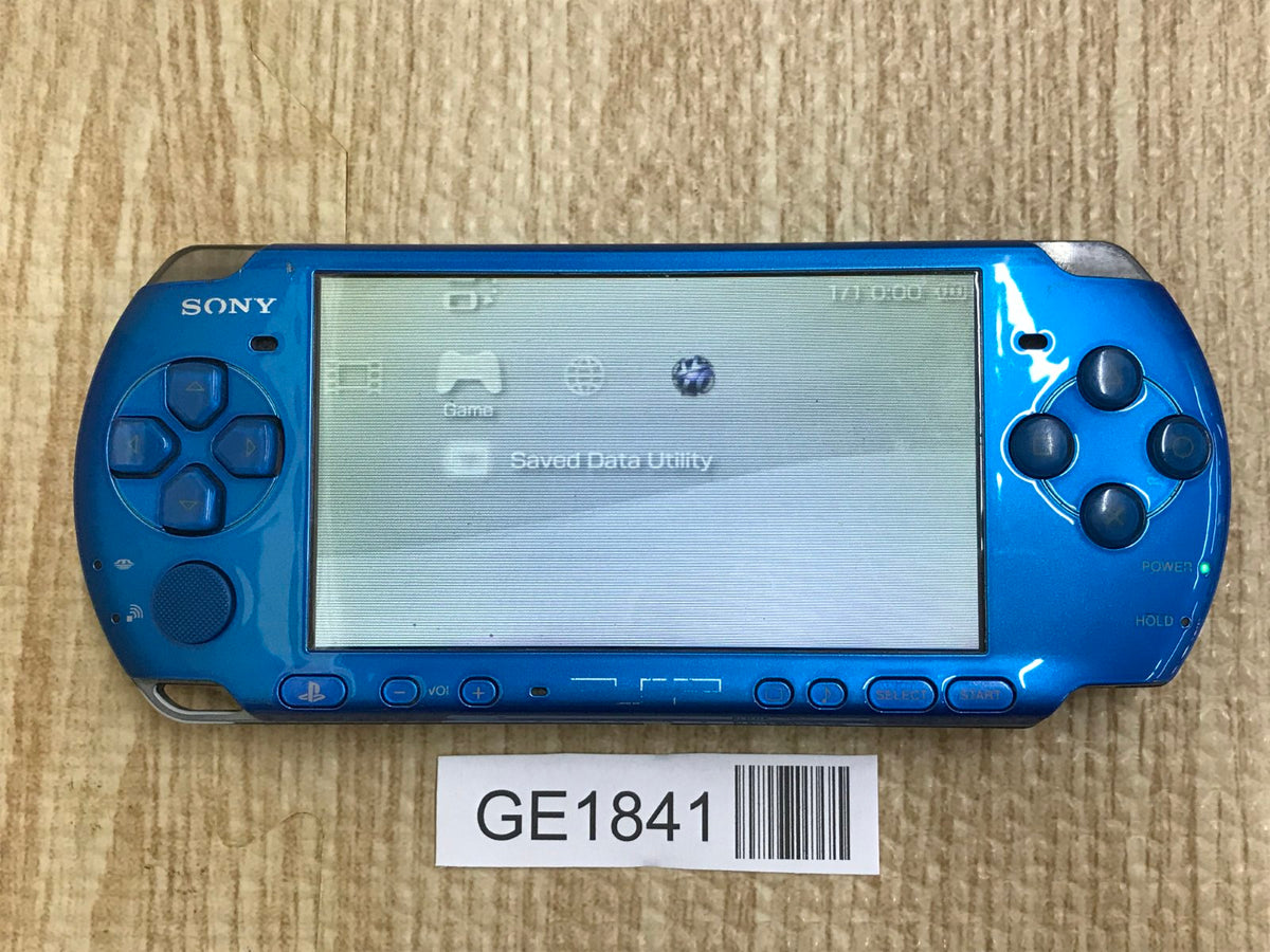 PSP-3000 VIBRANT BLUE Console Japan - With Defects GE1841 – J4U.co.jp