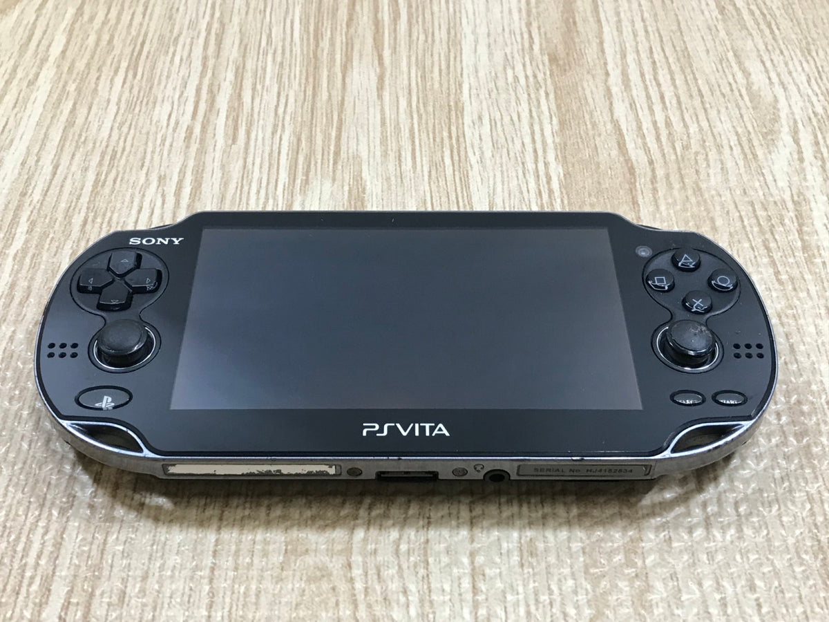 PS Vita PCH-1000 CRYSTAL BLACK Console Japan - With Defects GE1847