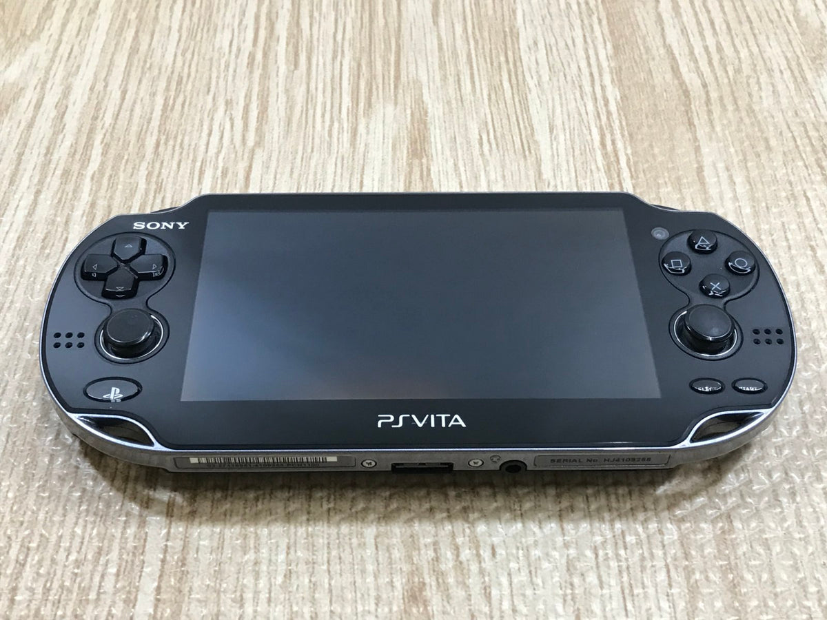 PS Vita PCH-1000 CRYSTAL BLACK Console Japan - With Defects GE1848