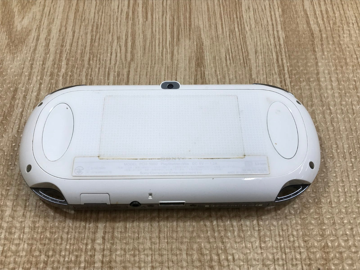 PS Vita PCH-1000 CRYSTAL WHITE Console Japan - Tested Working