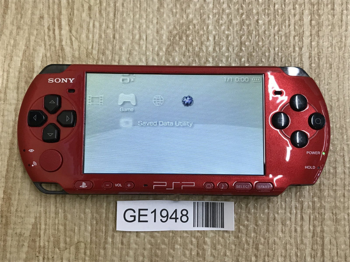 PSP-3000 RED & BLACK Console Japan - With Defects GE1948 – J4U.co.jp