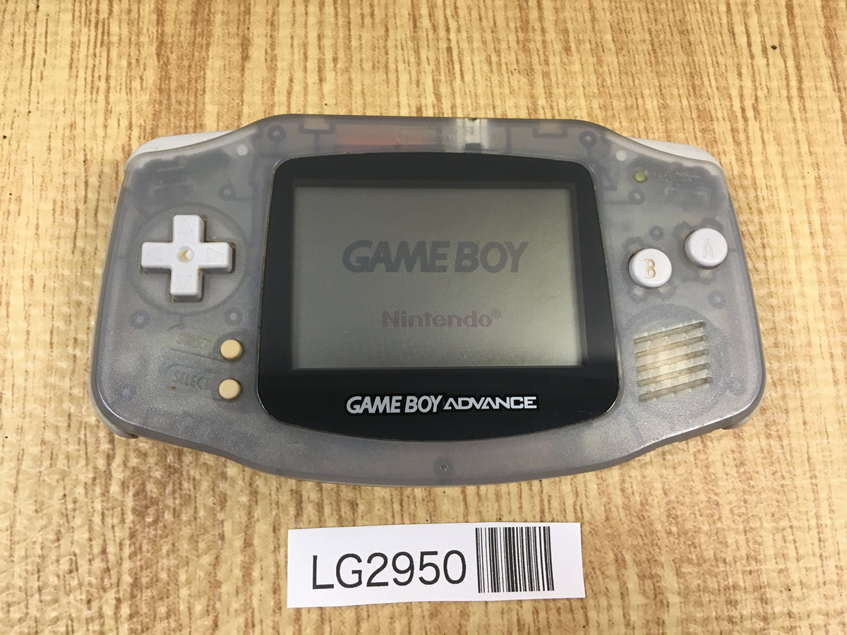 【壊れています】GAMEBOY ADVANCE LG2950 Plz Read Item Condi GameBoy Advance Milky Blue Game