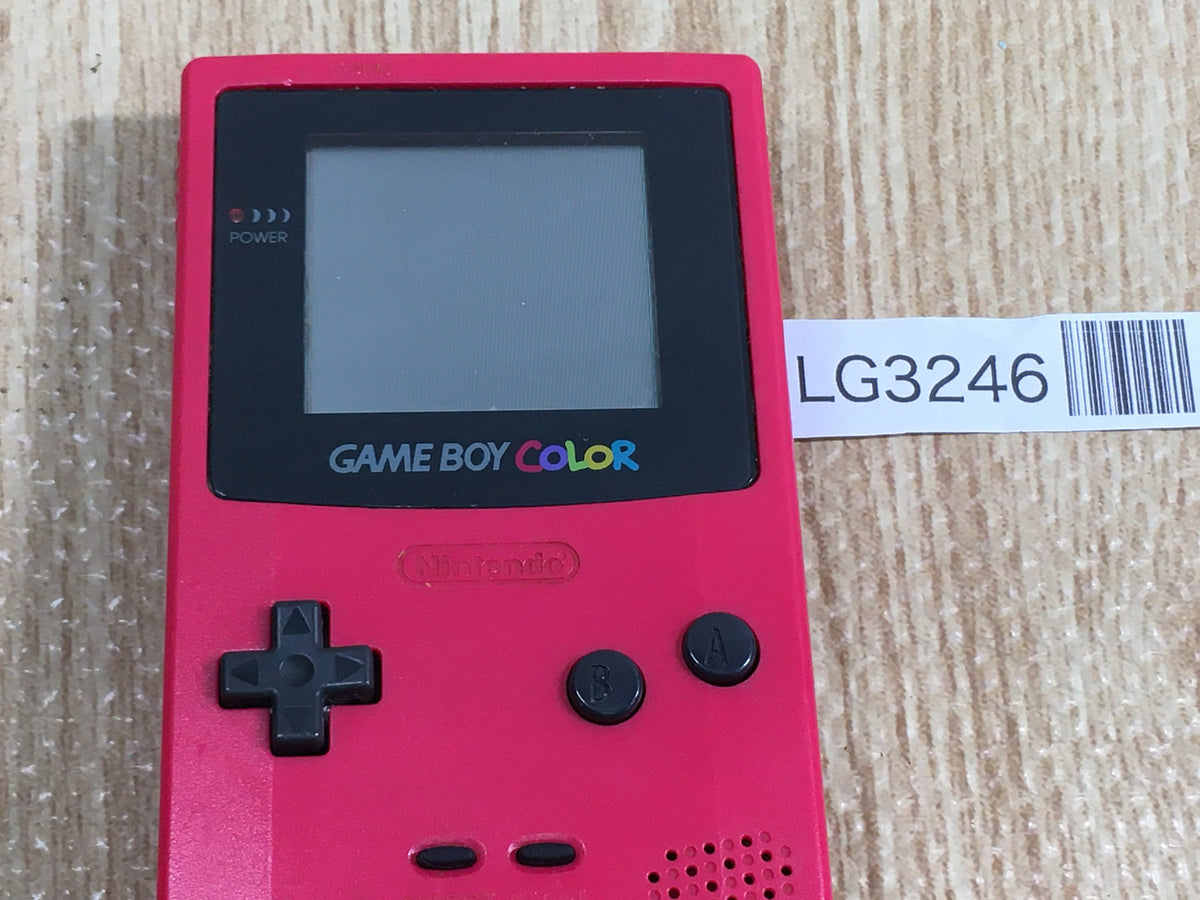 LG3246 Plz Read Item Condi GameBoy Color Red Game Boy