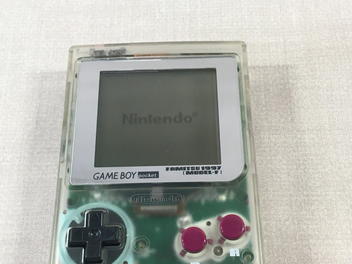 LG3415 GameBoy Pocket Skeleton Famitsu Model-F BOXED Game
