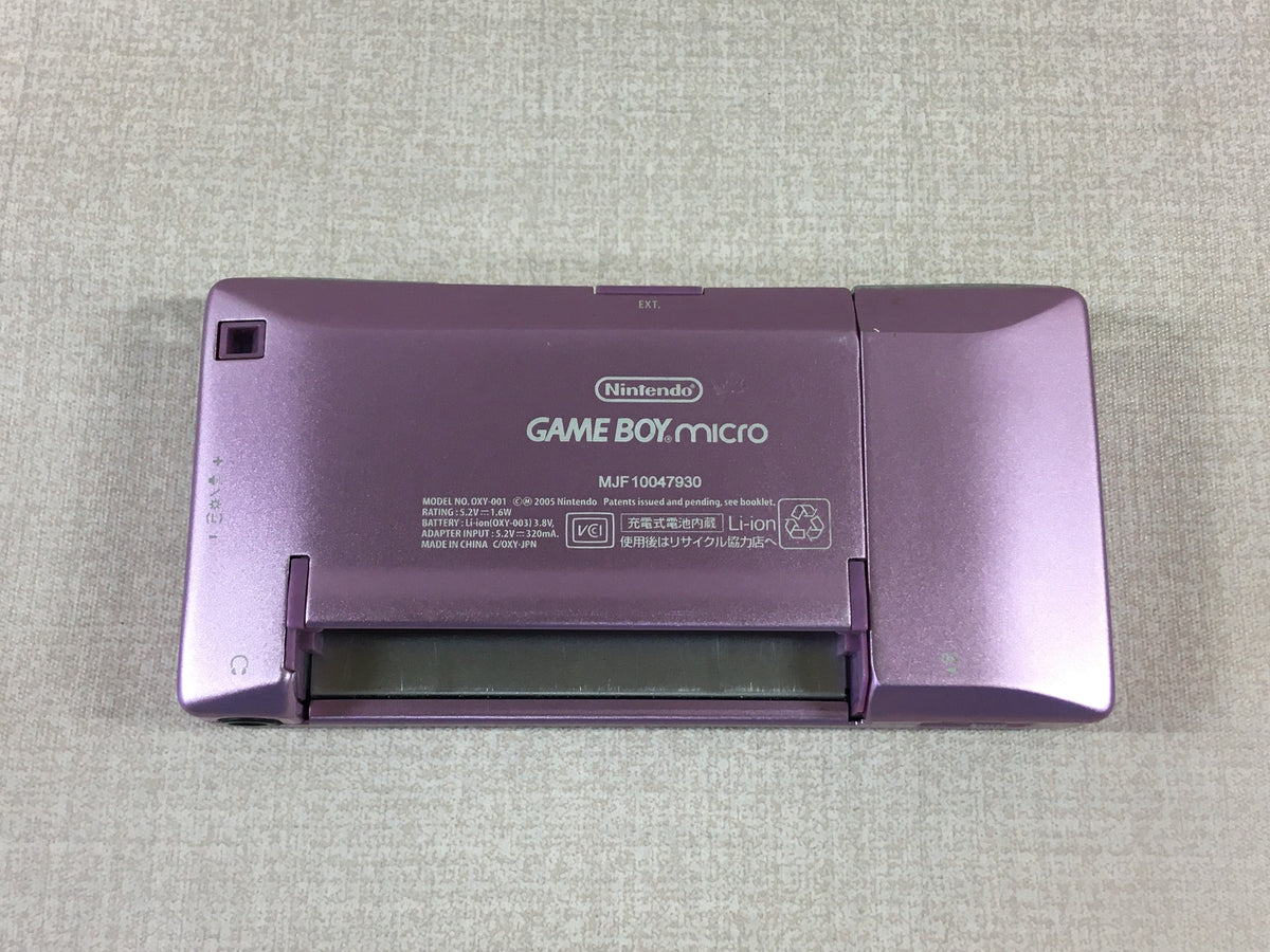 LG3421 No Battery GameBoy Micro Purple Game Boy Console