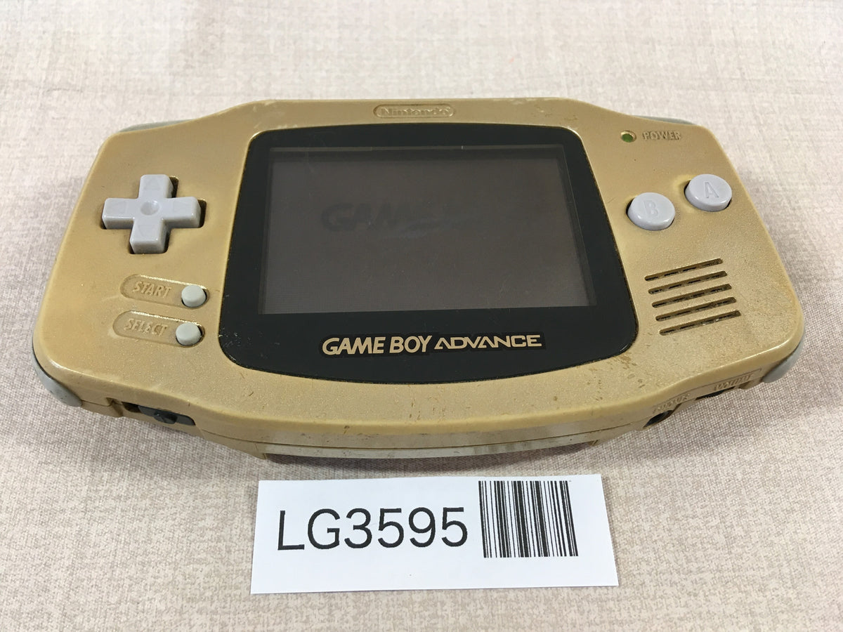 LG3595 With Defects - GameBoy Advance Gold Game Boy Console