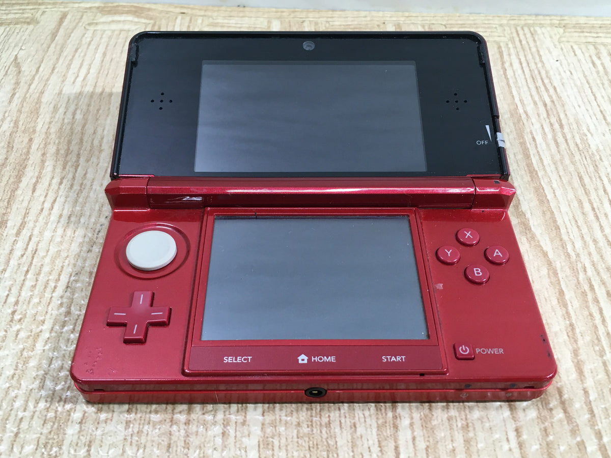 LG3745 Plz Read Item Condi Nintendo 3DS Flare Red Console