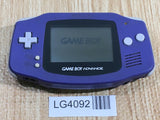 LG4092 Plz Read Item Condi GameBoy Advance Violet Game Boy Console Japan