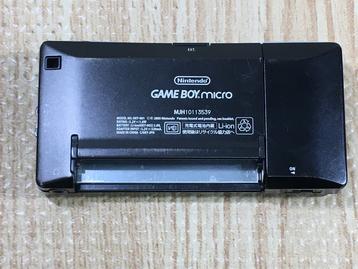 LG4158 No Battery GameBoy Micro Black Game Boy Console Japan