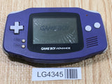 LG4345 Plz Read Item Condi GameBoy Advance Violet Game Boy Console Japan