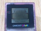 LG4377 Plz Read Item Condi GameBoy Color Clear Purple Game Boy Console Japan