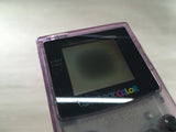 LG4381 Plz Read Item Condi GameBoy Color Clear Purple Game Boy Console Japan