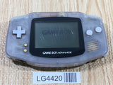 LG4420 Plz Read Item Condi GameBoy Advance Milky Blue Game Boy Console Japan