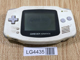 LG4435 Plz Read Item Condi GameBoy Advance White Game Boy Console Japan
