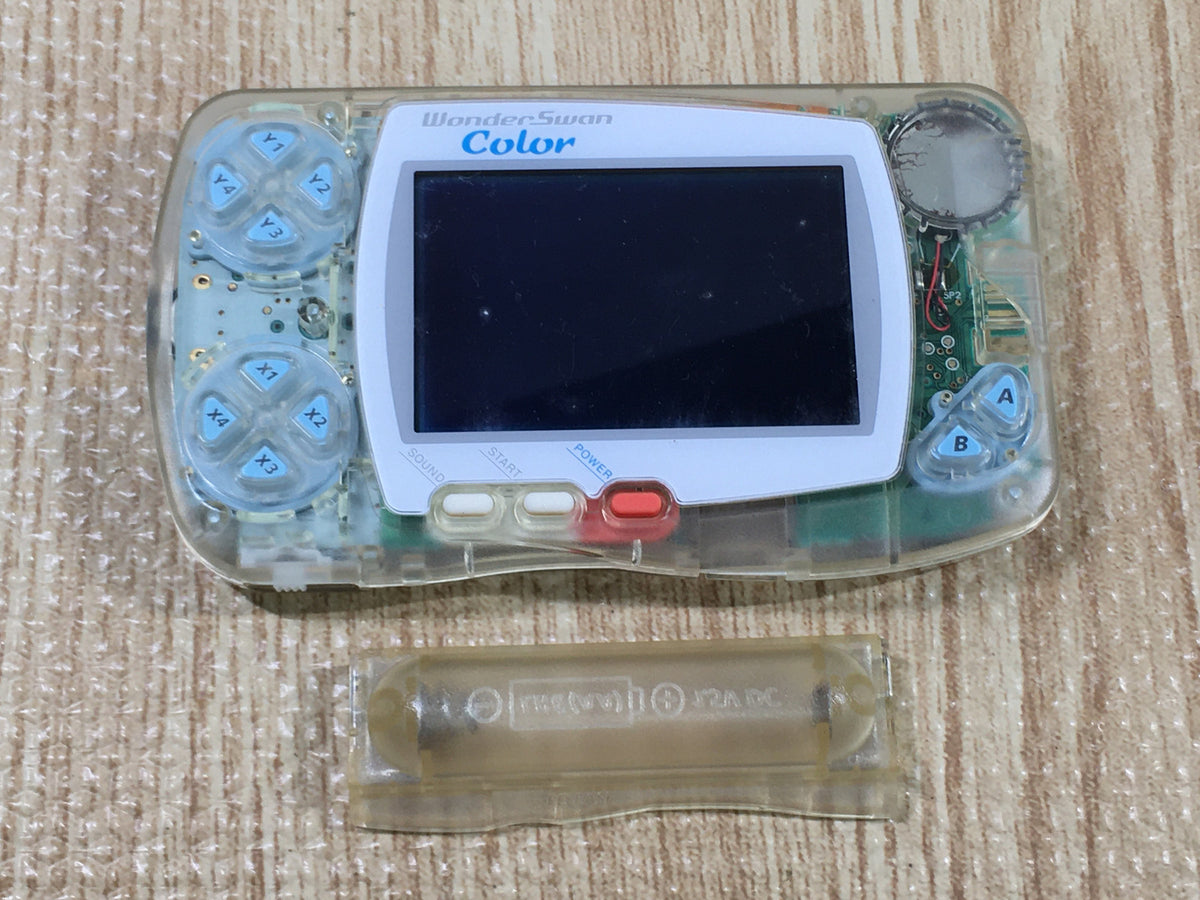 バンダイ製　wonder swan Bandai Wonder Swan Crystal Blue Violet SCT-001 Console WSC