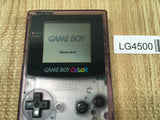 LG4500 Plz Read Item Condi GameBoy Color Clear Purple Game Boy Console Japan