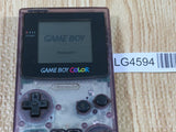 LG4594 Plz Read Item Condi GameBoy Color Clear Purple Game Boy Console Japan
