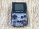LG4595 Plz Read Item Condi GameBoy Color Clear Purple Game Boy Console Japan