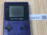 LG4701 Plz Read Item Condi GameBoy Color Purple Game Boy Console Japan