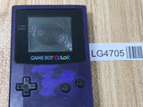 LG4705 Plz Read Item Condi GameBoy Color Purple Game Boy Console Japan