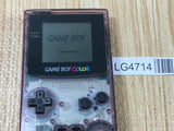 LG4714 Plz Read Item Condi GameBoy Color Clear Purple Game Boy Console Japan