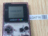 LG4716 Plz Read Item Condi GameBoy Color Clear Purple Game Boy Console Japan