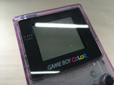 LG4717 Plz Read Item Condi GameBoy Color Clear Purple Game Boy Console Japan