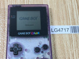 LG4717 Plz Read Item Condi GameBoy Color Clear Purple Game Boy Console Japan
