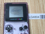 LG4804 Plz Read Item Condi GameBoy Color Clear Purple Game Boy Console Japan