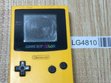 LG4810 Plz Read Item Condi GameBoy Color Yellow Game Boy Console Japan