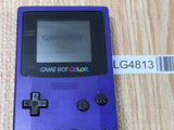 LG4813 Plz Read Item Condi GameBoy Color Purple Game Boy Console Japan