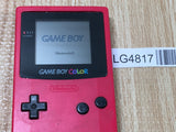 LG4817 Plz Read Item Condi GameBoy Color Red Game Boy Console Japan