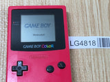 LG4818 Plz Read Item Condi GameBoy Color Red Game Boy Console Japan