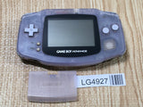 LG4927 Not Working - GameBoy Advance Milky Blue Game Boy Console Japan