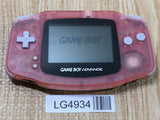 LG4934 With Defects - GameBoy Advance Milky Pink Game Boy Console Japan