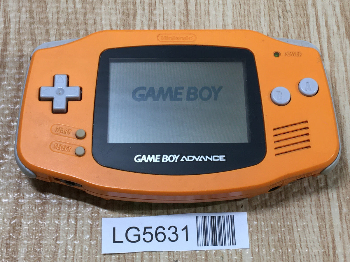 LG5631 With Defects - GameBoy Advance Orange Game Boy Console