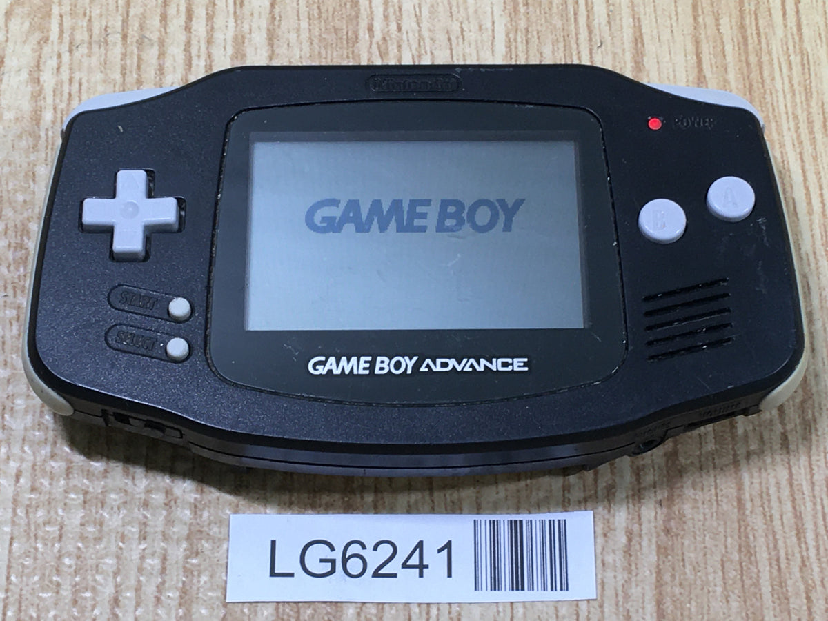 LG6241 With Defects - GameBoy Advance Black Console Nintendo Japan