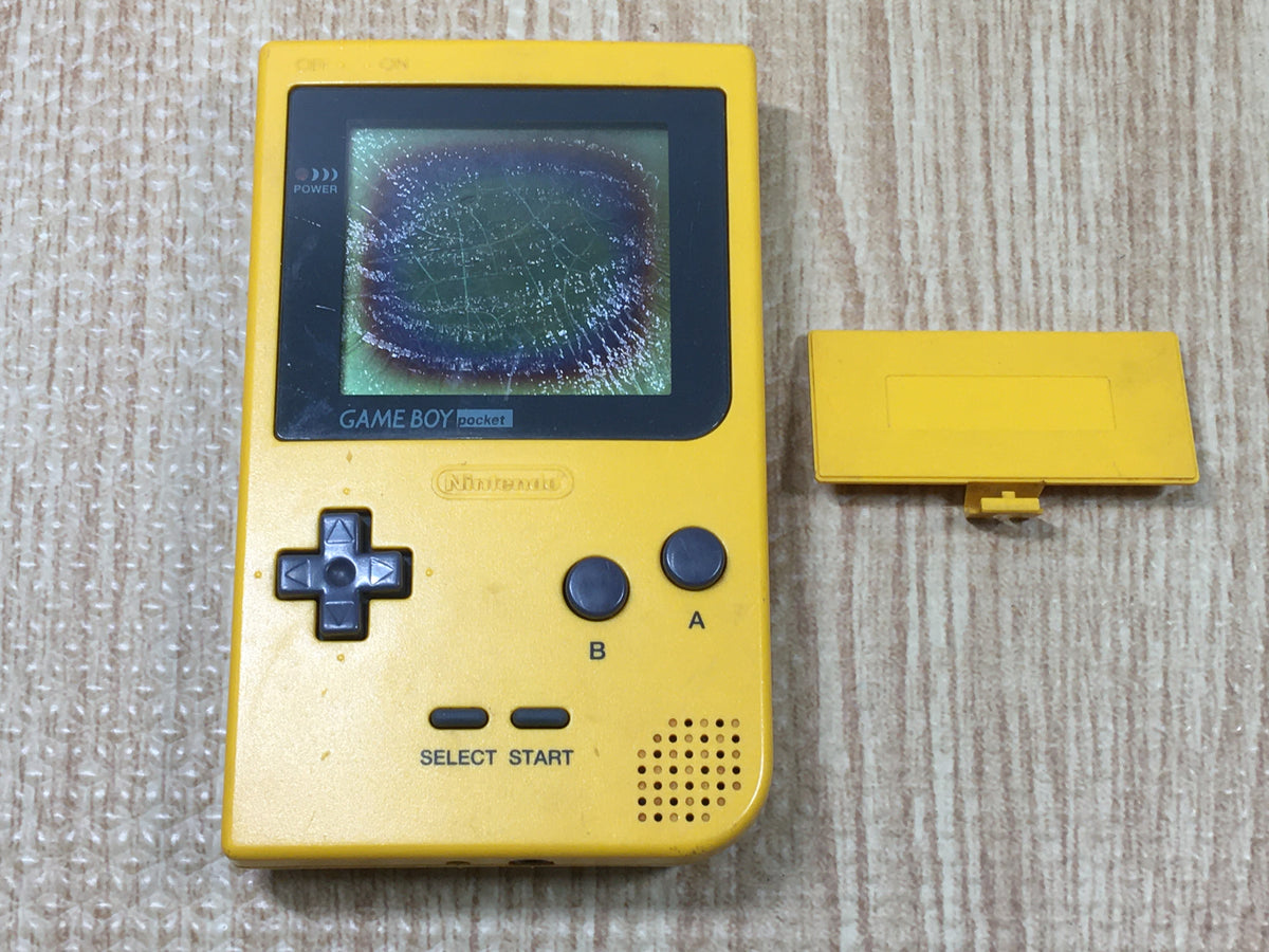 LG6578 With Defects - GameBoy Pocket Yellow Console Nintendo Japan